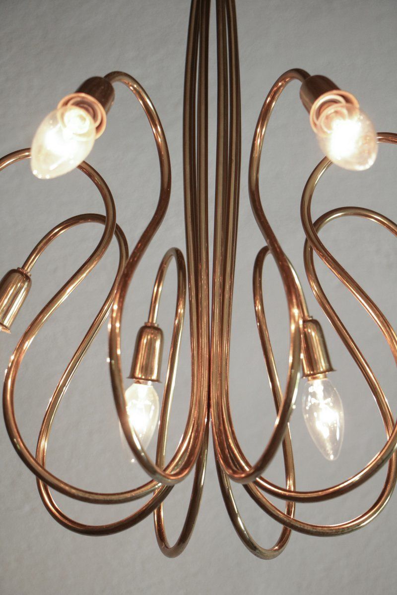 Austrian Mid Century Octopus Chandelier By J. T. Kalmar, 1950s photo buy
