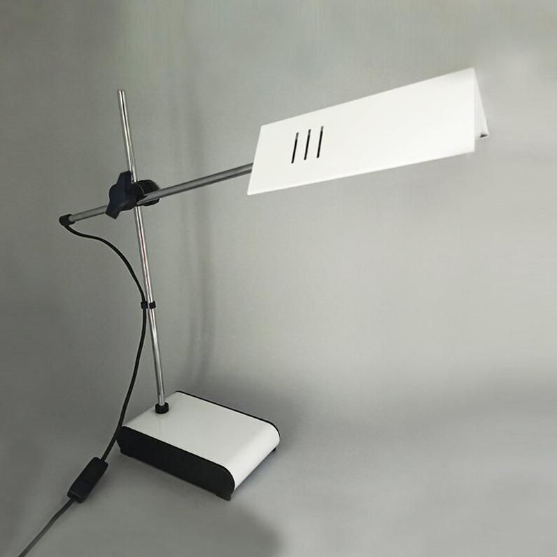 1970s Stunning Original Vintage White Table Lamp Design By Veneta Lumi. Made In Italy photo furniture
