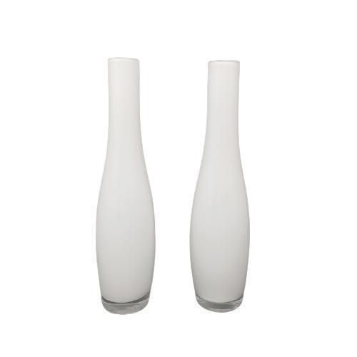 1970s Stunning Pair Of Vases By Dogi In Murano Glass. Made In Italy