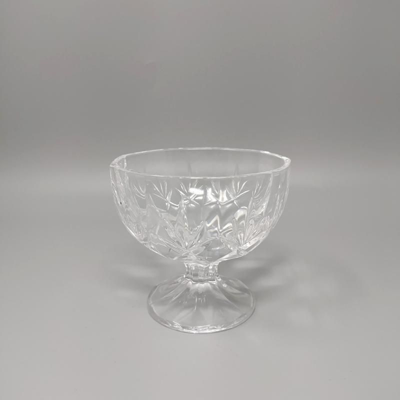 1960s Elegant Italian Mid Century Vintage Crystal Decanter With 6 Crystal Glasses photo 244.0