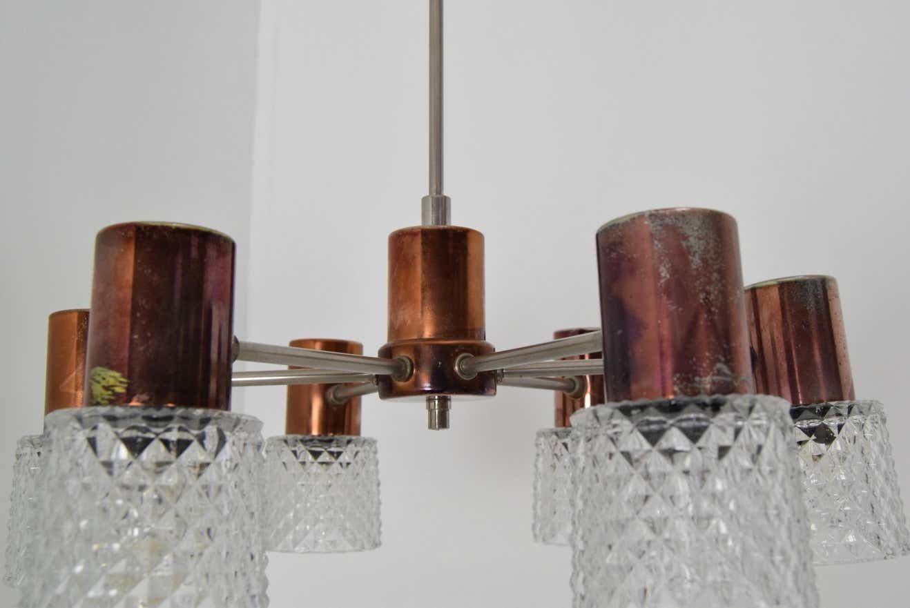 421.0 Mid Century Chandelier By Kamenicky Senov,1960's photo