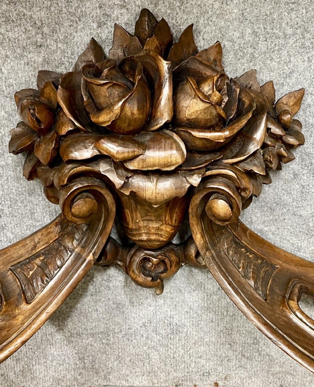 Stunning Antique Walnut Console Table photo vinterior