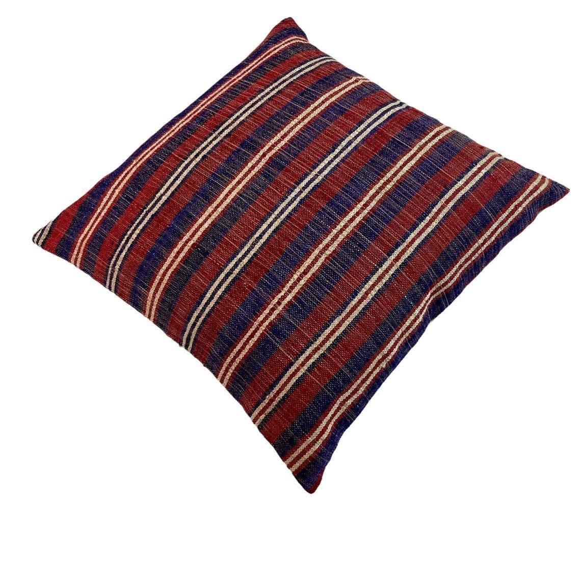 Anatolian Handwoven Kilim Pillow Cushion Cover Kilim Pillow Cover Tribal Pillow Ethnic Kelim Kissenbezug  60x60 Cm Kilim Cushion Cover photo furniture