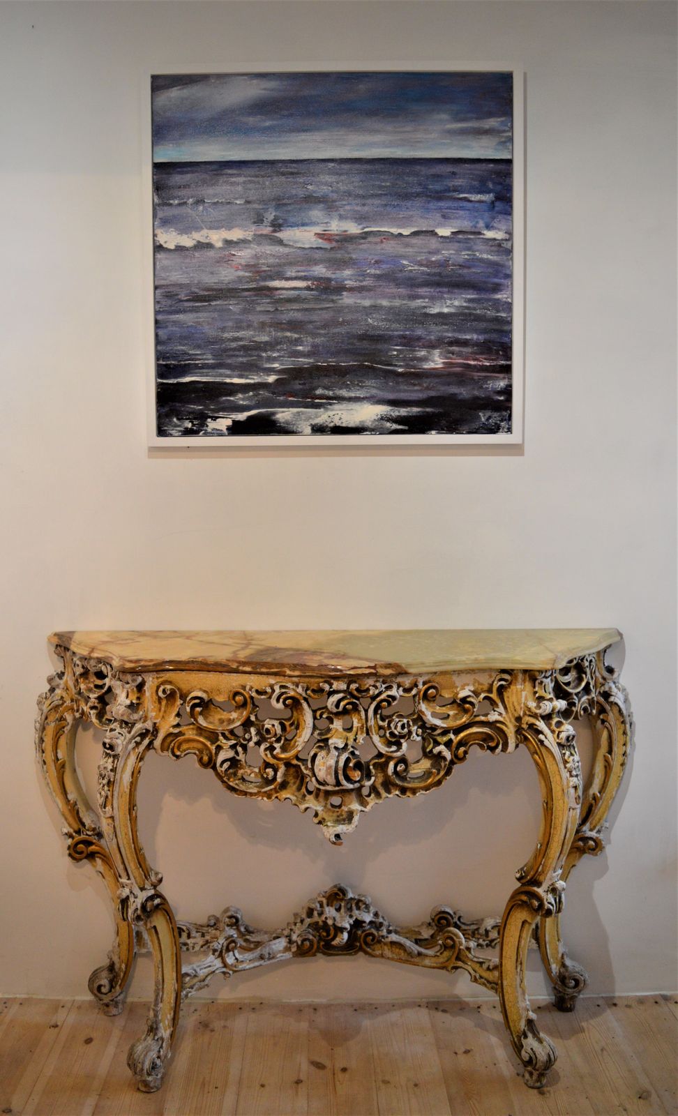 "In The Mood" Seascape Oil Painting By Penny Rumble photo furniture