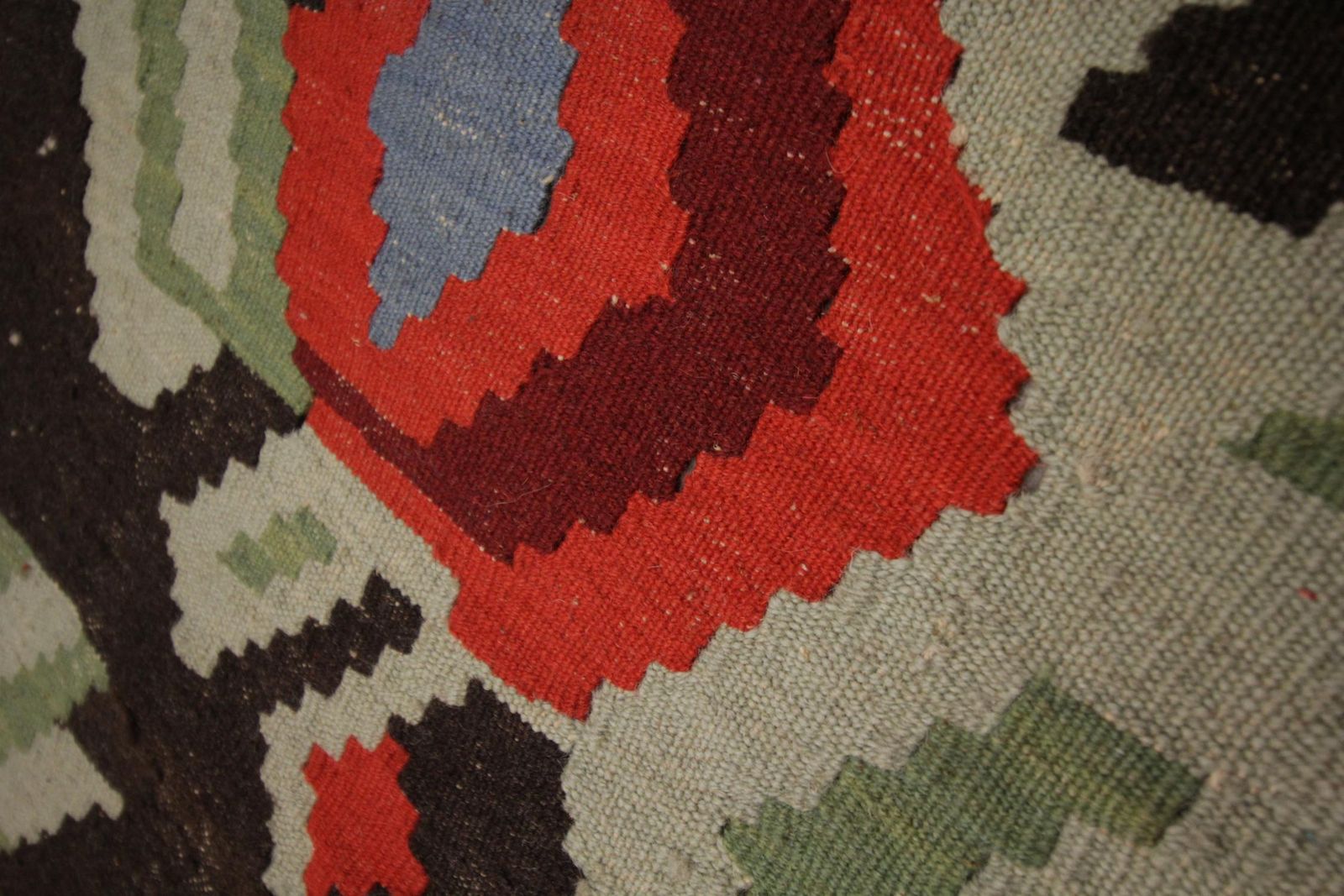 Floral Kilim Rugs Handmade Carpet Vintage Traditional Wool Rug photo 3300.0