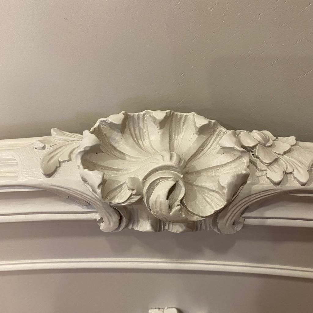 Double  Antique French Painted Wooden Bed   Ow019 photo Furniture