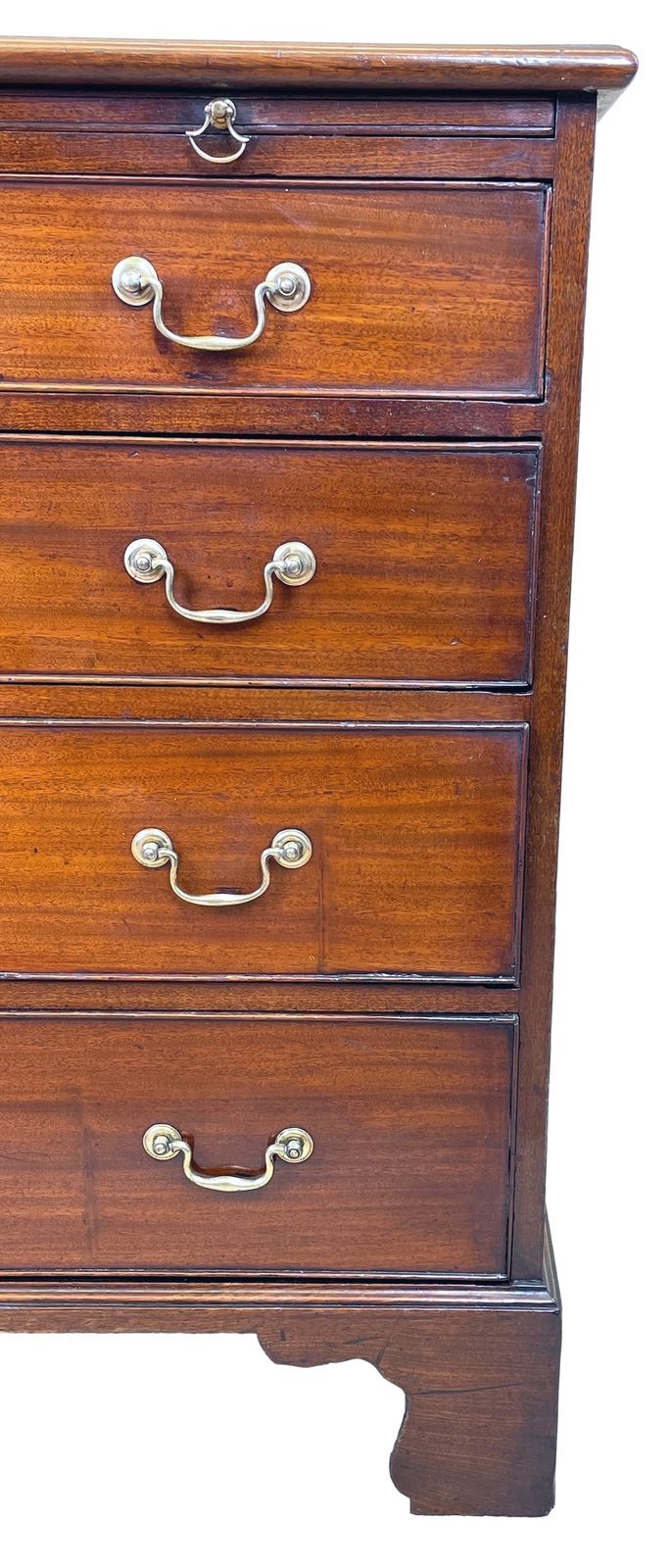 Small Georgian Mahogany Chest With Slide (England, Circa 1760) photo vinterior