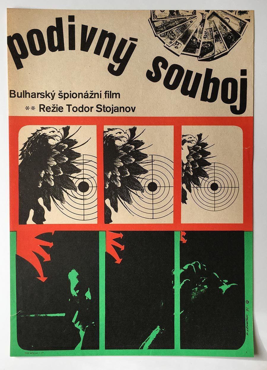 Movie Poster, The Strange Duel, Miroslav Němeček, 1971