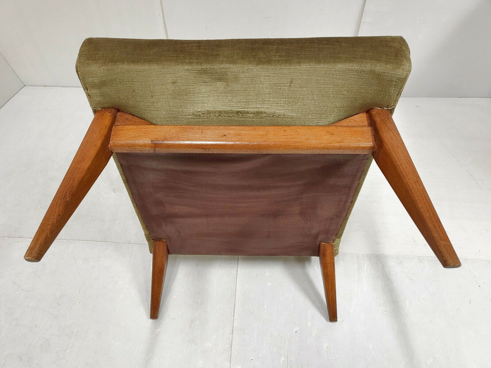 photo furniture Fauteuil Vintage 1950 Parker Knoll 50s 1950s Pieds Compas Annees 50 Rockabilly