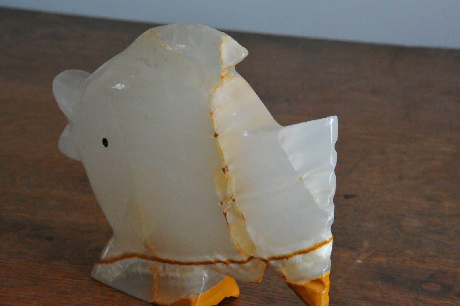Carved Onyx Fish photo for sale