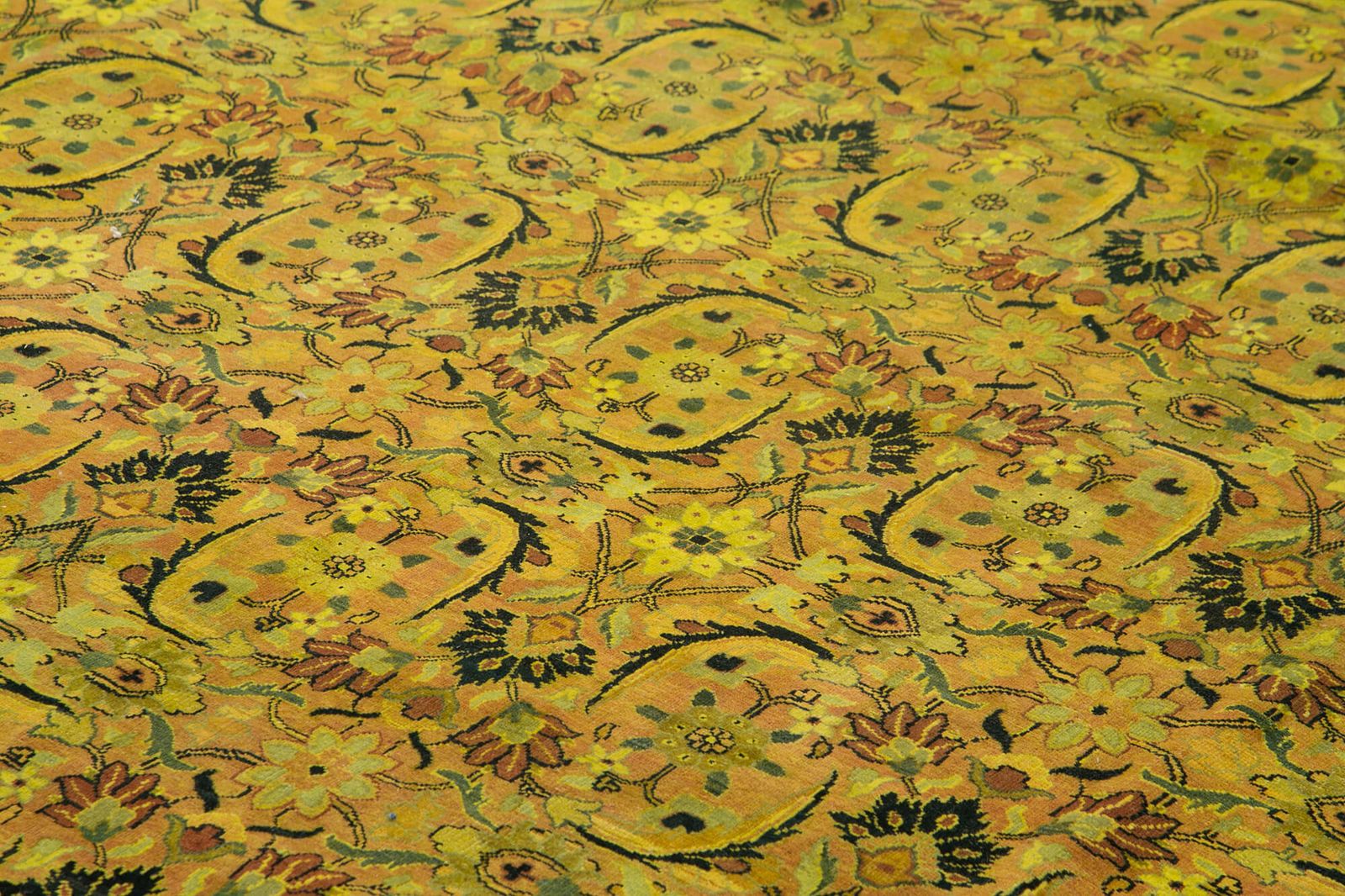 One Of A Kind Oriental Hand Knotted 2000s 414 Cm X 554 Cm Green Oushak Large Area Rug photo 18790.0