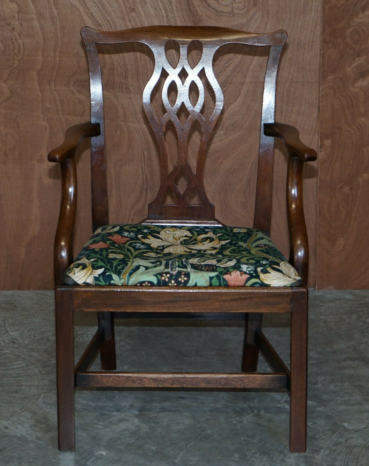 Furniture 8 Antique George III Circa 1830 Thomas Chippendale Dining Chairs William Morris photo