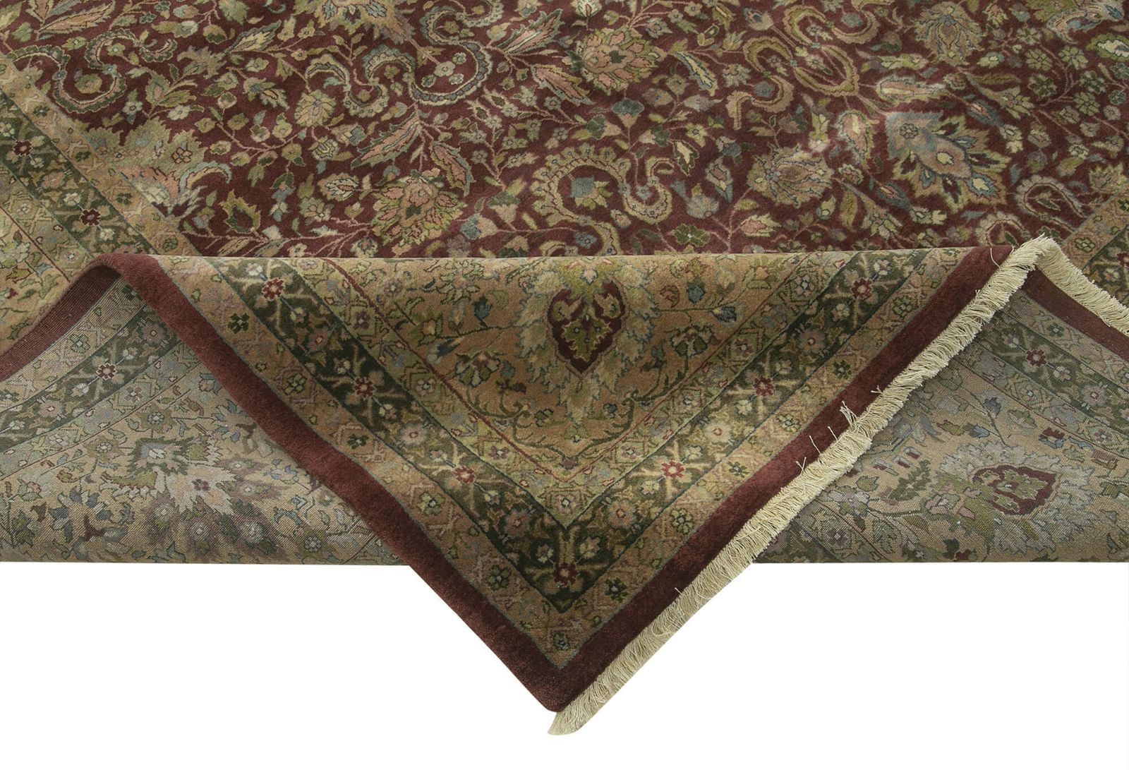 Oriental Hand Knotted 2000s 356 Cm X 545 Cm Red Large Oushak Area Rug photo vinterior