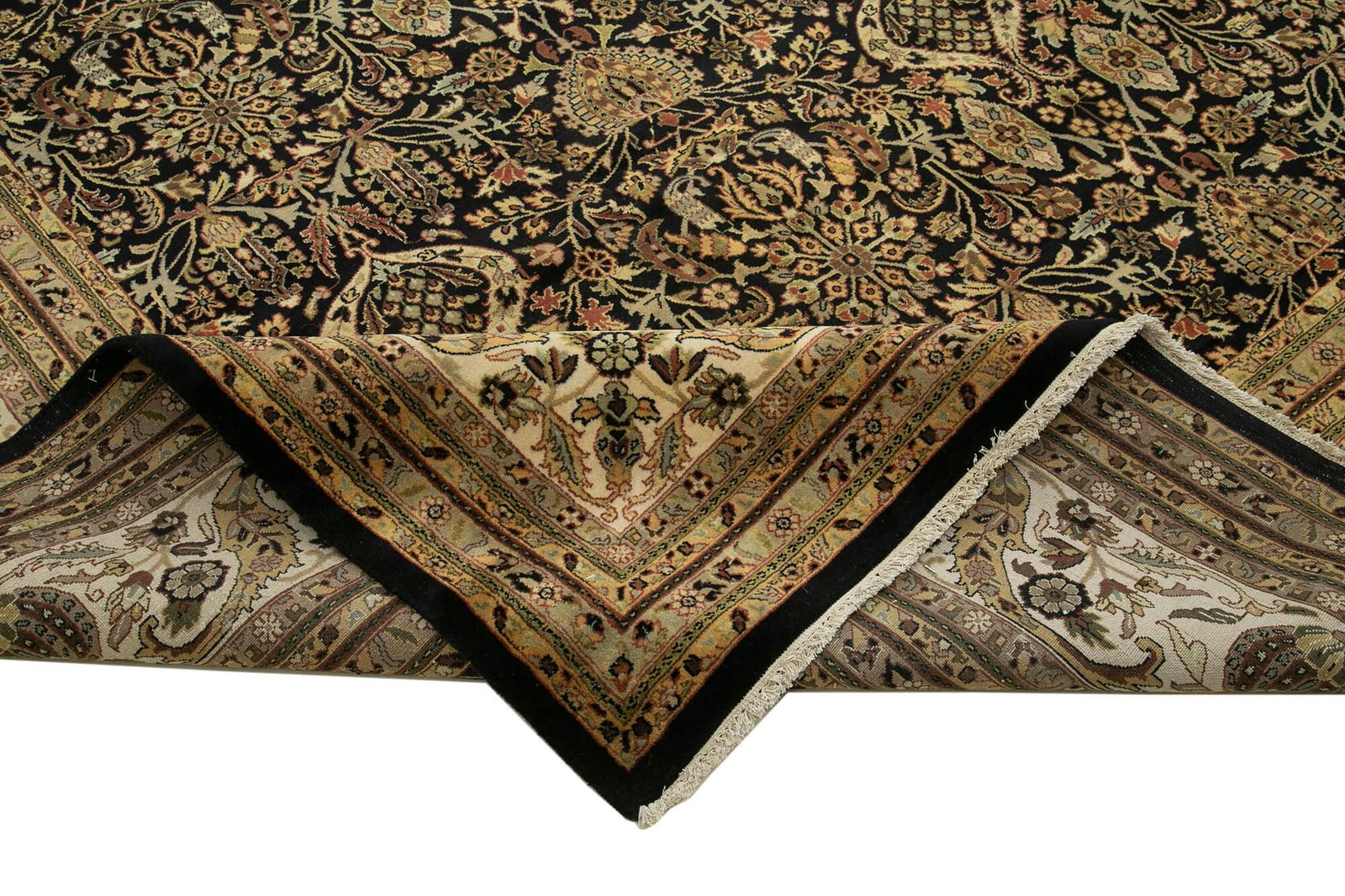 Handwoven Beige Oriental Large Oushak Rug   360cm X 543 Cm photo vinterior