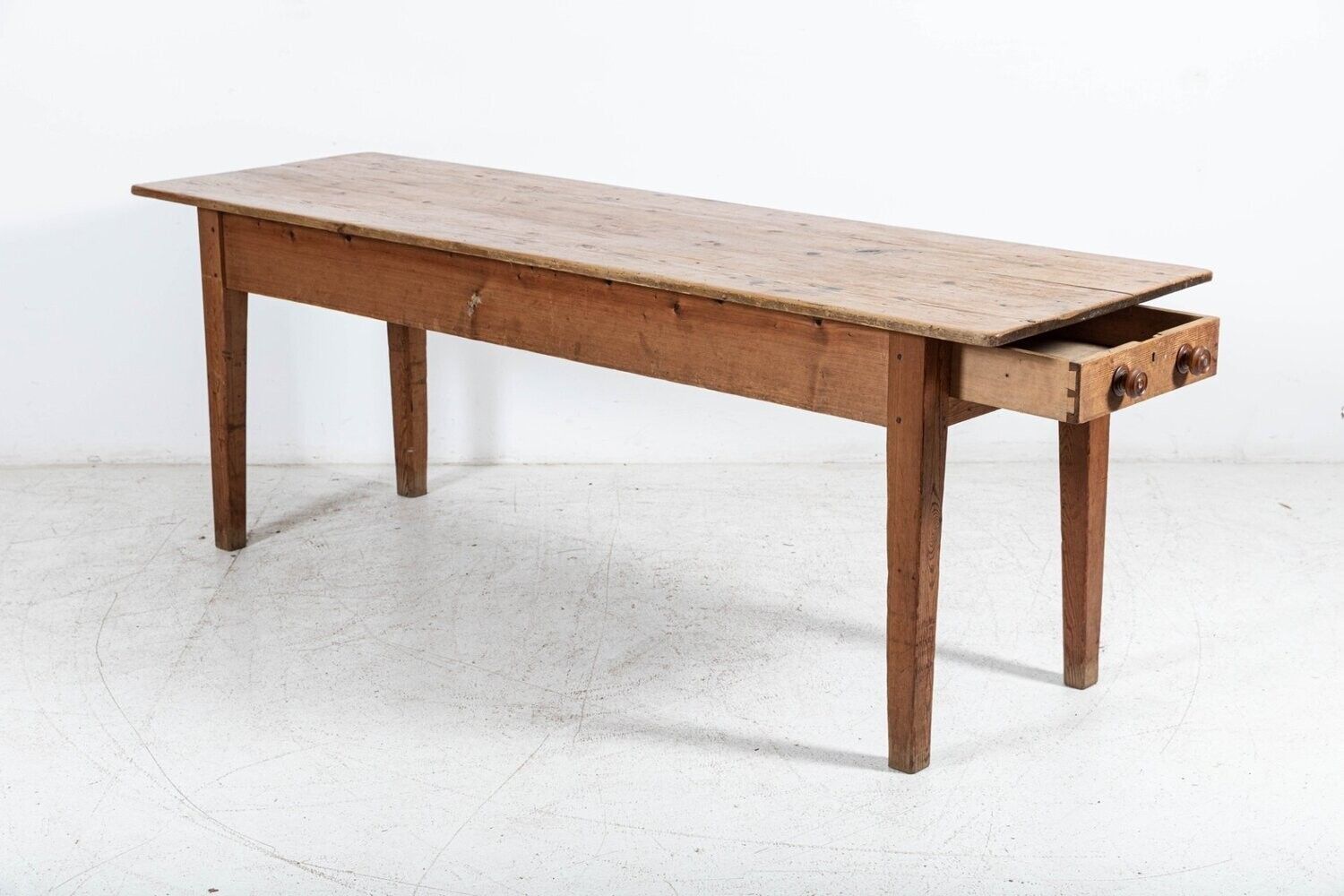 19thc Large English Pine Farmhouse Table photo 3968.0