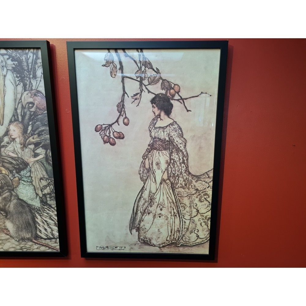 Pair Of 1970's Arthur Rackham Framed Prints photo vinterior