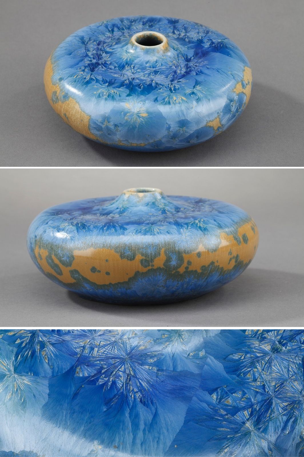 Petit vase en céramique de Vallauris, par Serafino Ferraro