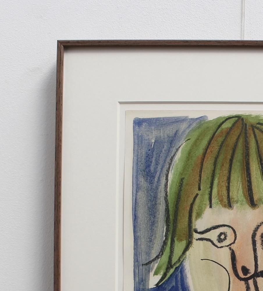 'Portrait Of A Girl' By Raymond Debiève (1966) photo for sale