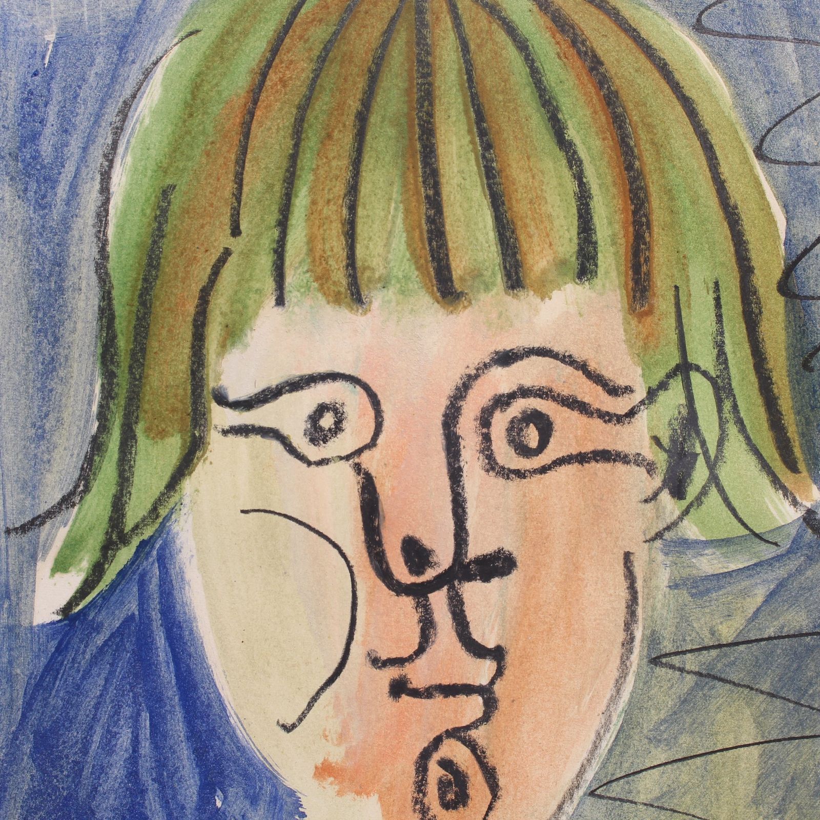 'Portrait Of A Girl' By Raymond Debiève (1966) photo vinterior