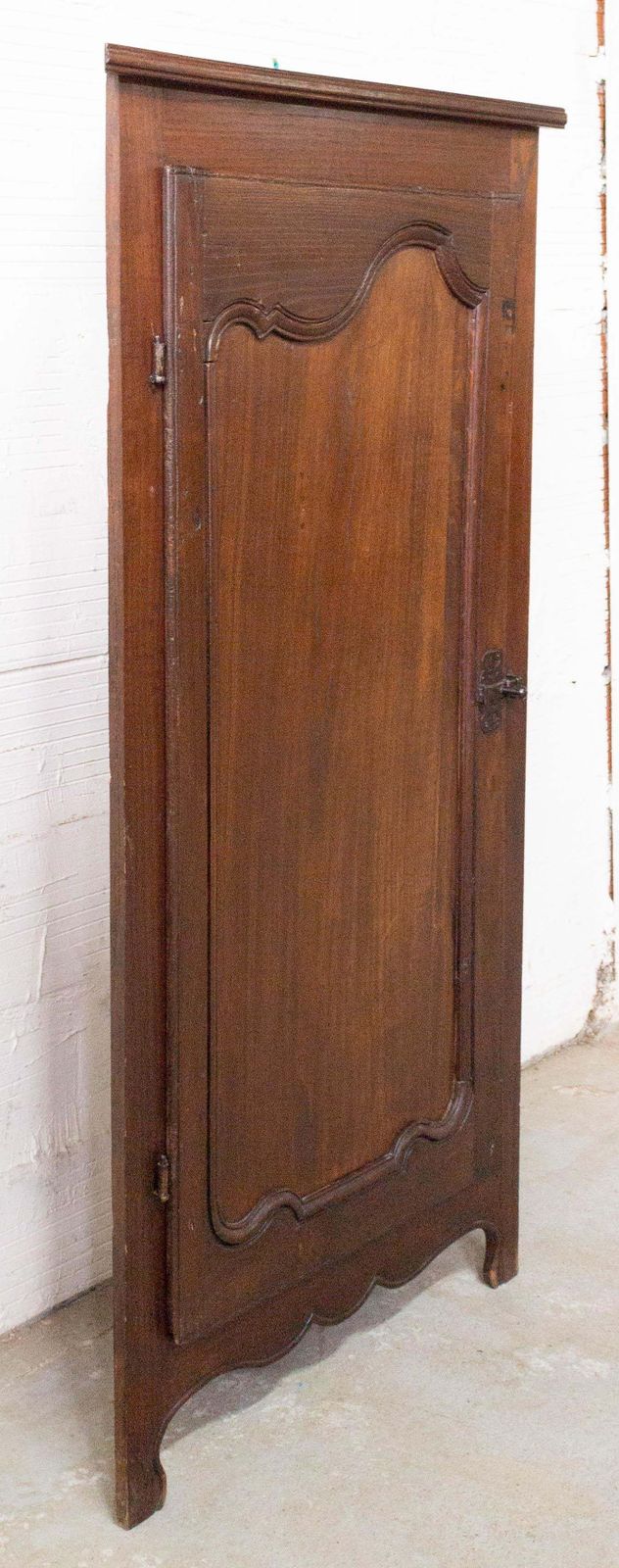 French Corner Cabinet Louis XV Style, Oak, Late 19th Century photo furniture