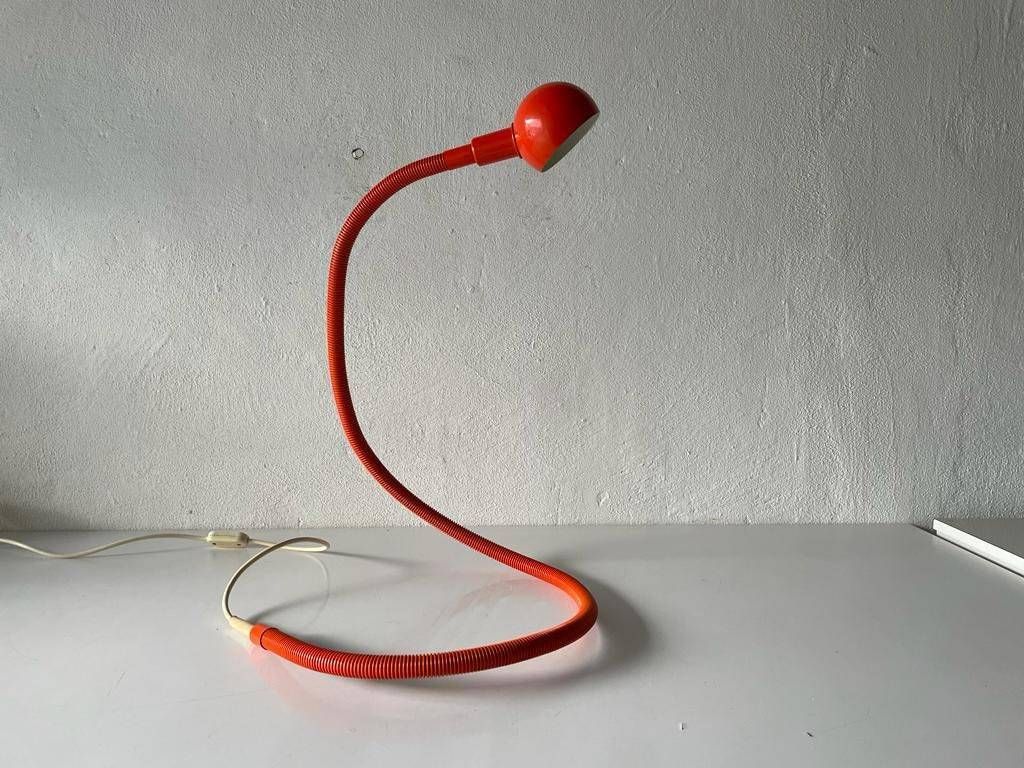 Italian Space Age Hebi Desk Lamp By Isao Hosoe For Valenti Luce, 1970s, Italy photo for sale