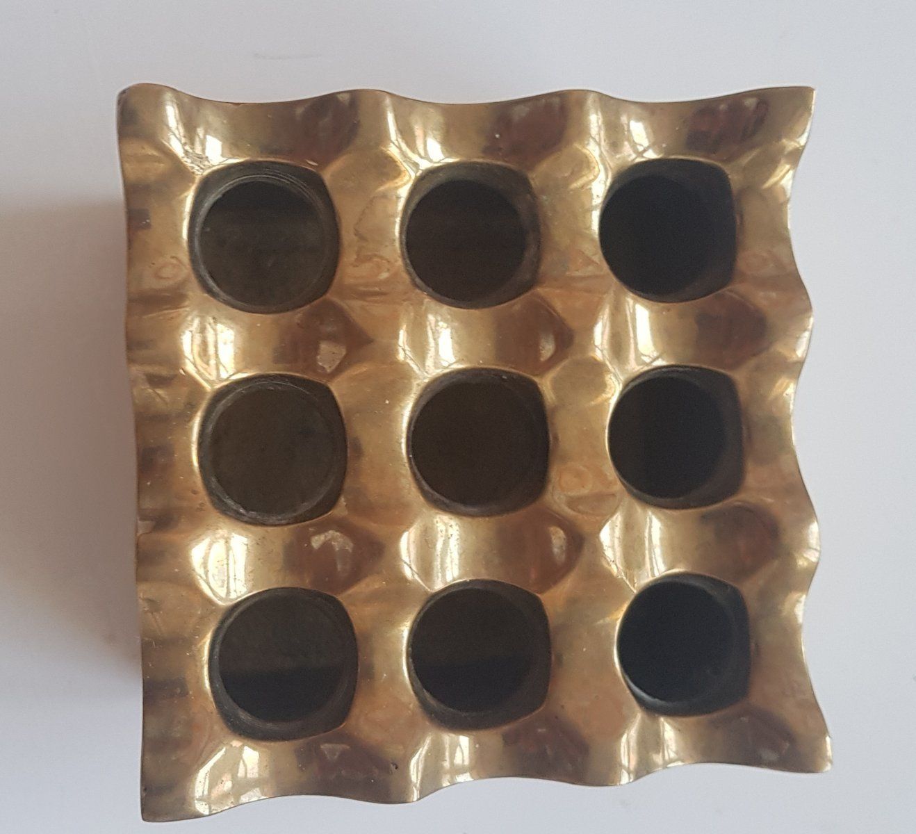 Swedish Ashtray Made Of Brass By Holger Bäckström & Bo Ljungberg For Beck & Jung, Set Of 2 photo Home Decor