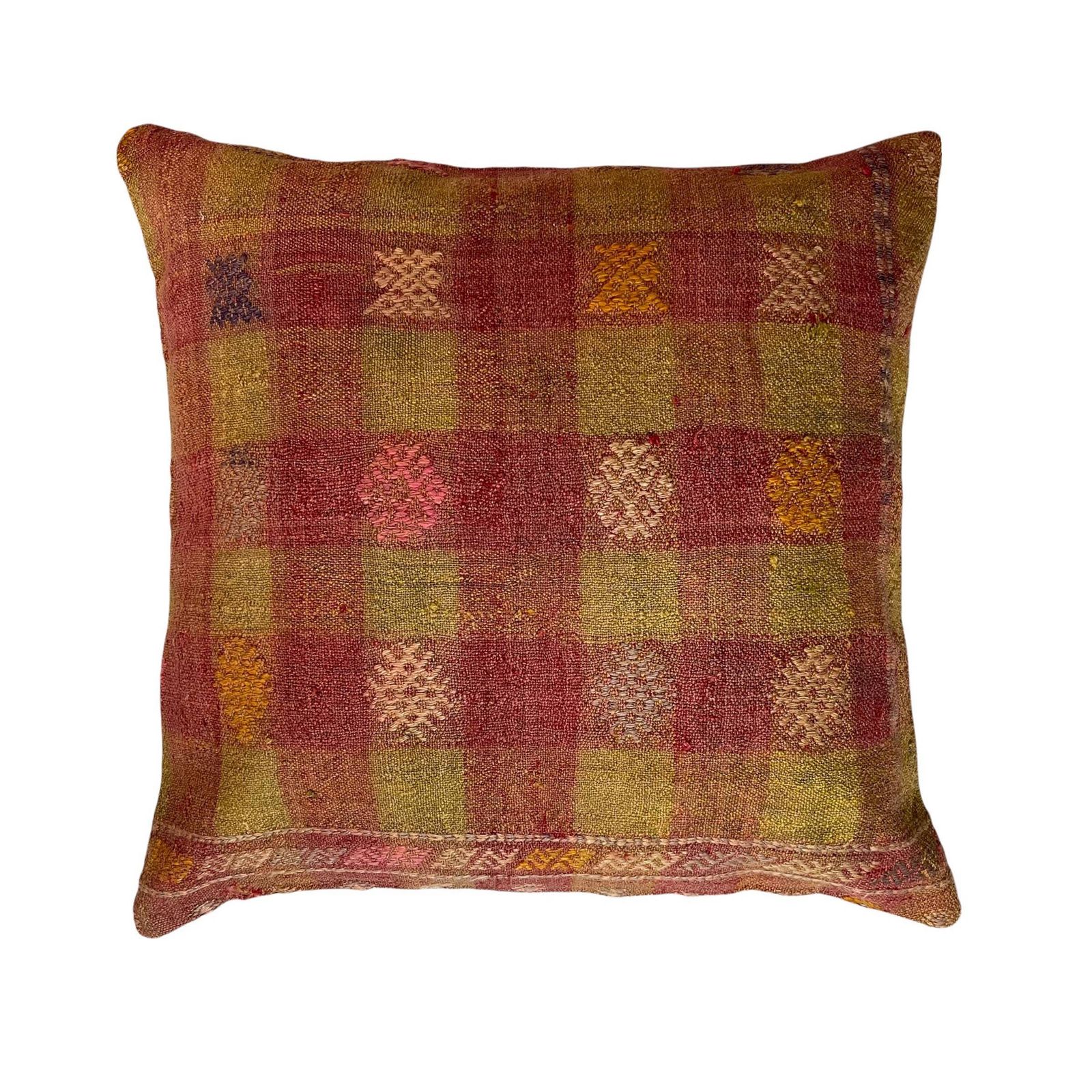 photo for sale Kilim Pillow 60 X 60 Cm Tapis Kelim Cover, Vintage Meditation Bench Kelim Teppich Boho Kilim Cushion Kilim Sofa Turkish Pillow