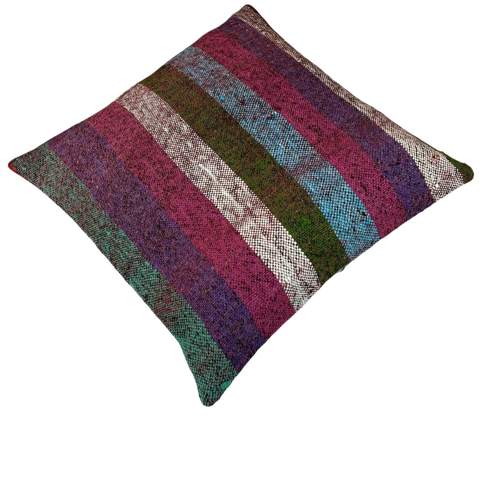 Kilim Pillow 60 X 60 Cm Tapis Kelim Kilim Pillow Cover ,Vintage Meditation Bench Kelim Teppich Boho Kilim Cushion Kilim Sofa Turkish Pillow photo vintage