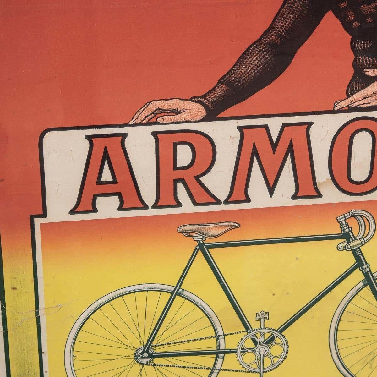photo for sale 20th Century Armor Bicycles Poster Of Eugene Christophe, C.1912