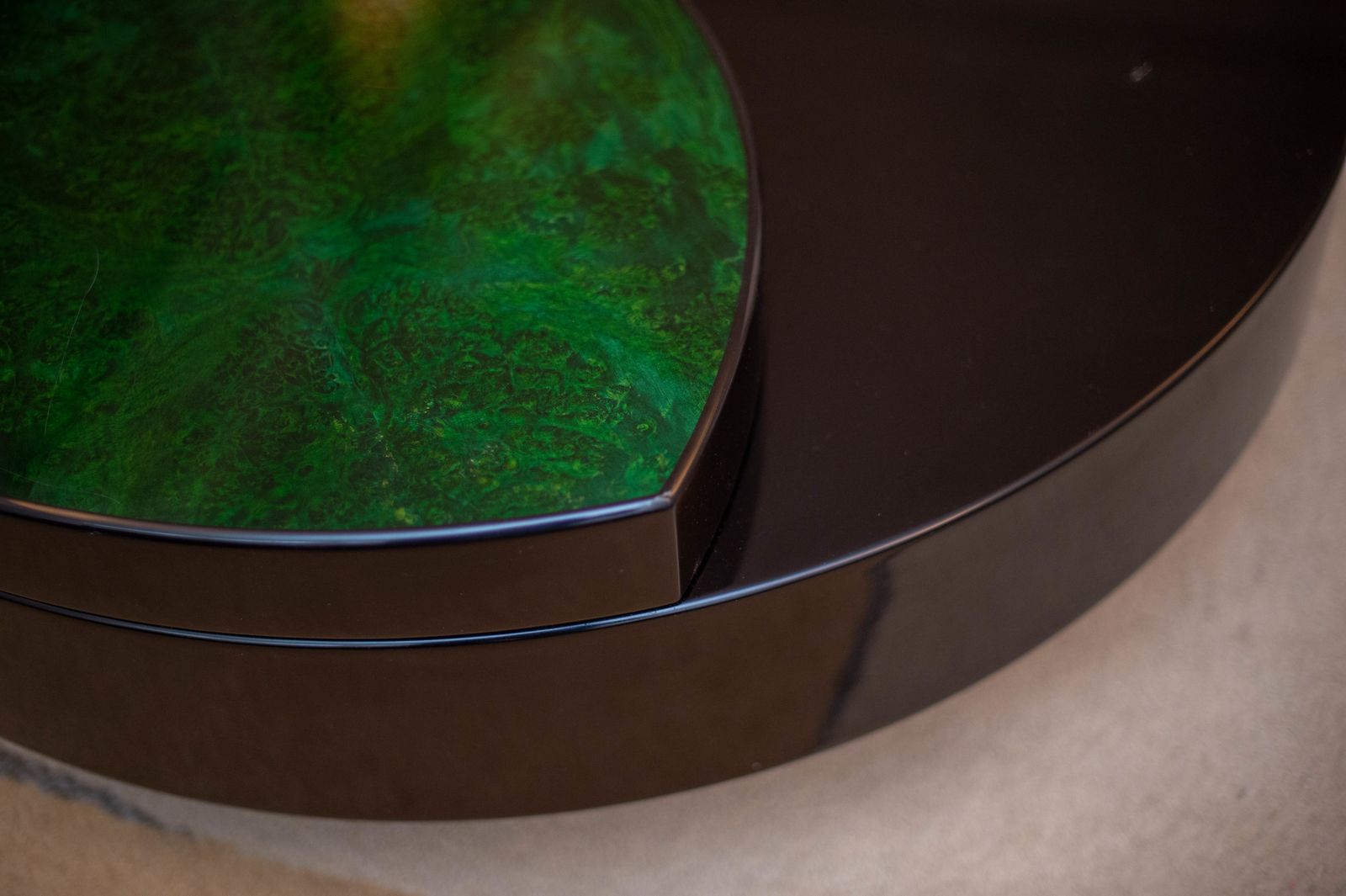 Revolving Yin Yang Coffee Table Designed By Willy Rizzo And Manufactured By Studio Willy Rizzo, Italy 1970's photo Furniture