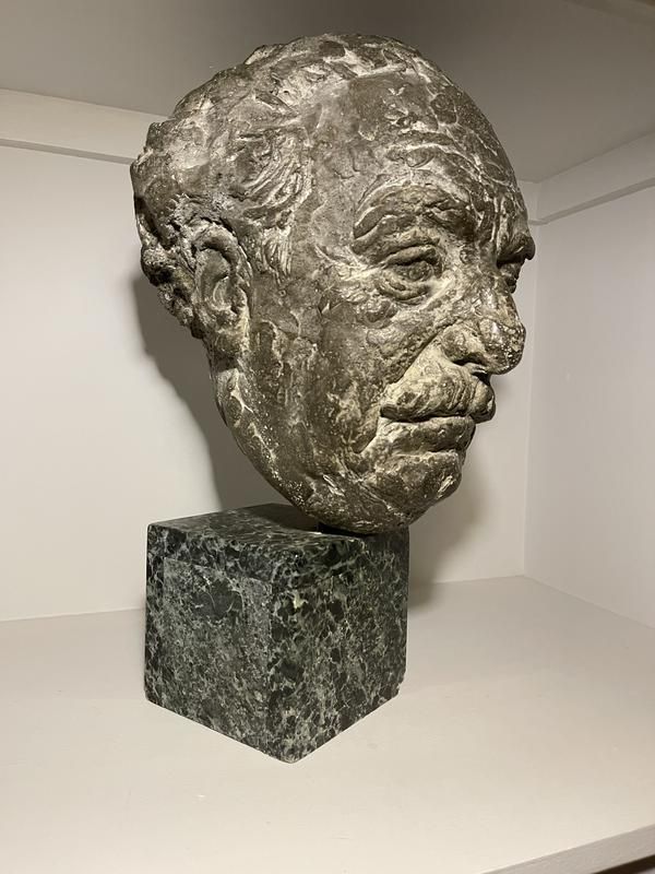 A Rare And Exceptional Antique Bust Of DR Dyson By The Highly Sought After Sculptor Josef Belsky Royal British Society Of Sculptors photo 1450.0