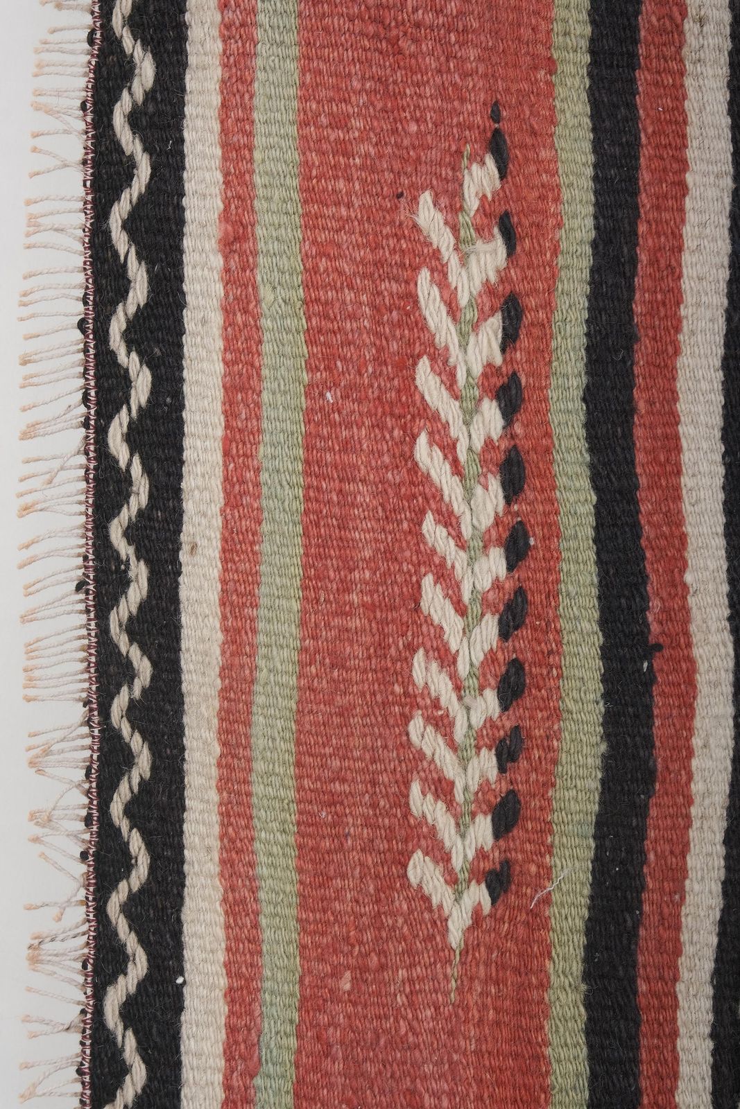 Vintage Handwoven Oversize Striped Turkish Kilim Rug7'5" X 10'8" photo 3004.0