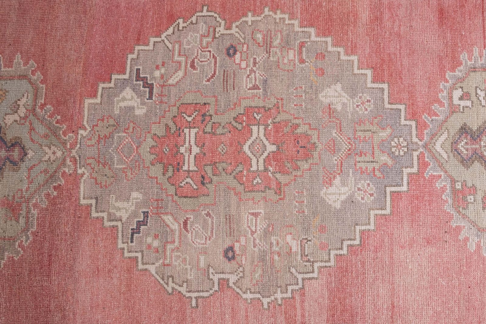 photo furniture Vintage Turkish Oushak Runner With Eclectic Mediterranean Style Long Runner 2'9" X 21'8"