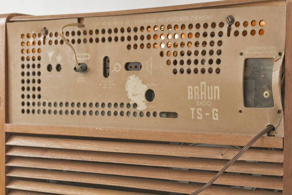 photo furniture German Ts G Table Radio By Hans Gugelot And Helmut Müller Kühn For Braun Ag, 1955