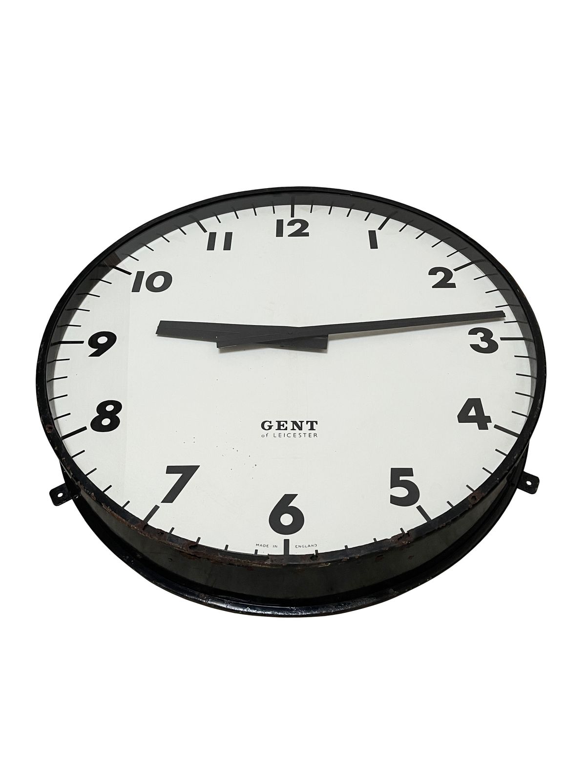 Huge Xl 38 Inch Industrial Gents Of Leicester Railway Station Platform Factory Wall Clock photo Home Decor