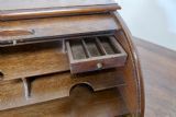 French Arts And Crafts Oak Stationary Box With Tambour photo buy