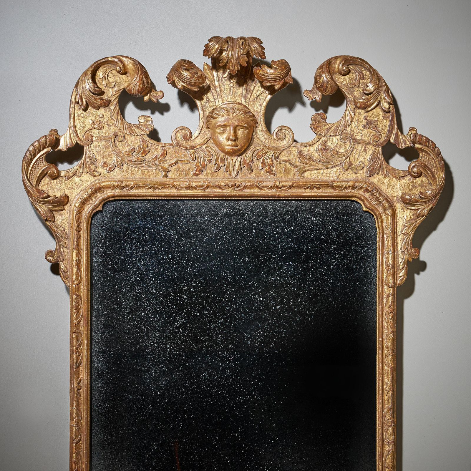 Fine 18th Century George I Gilt Gesso Pier Or Console Mirror, Manner Of Belchier photo Home Decor
