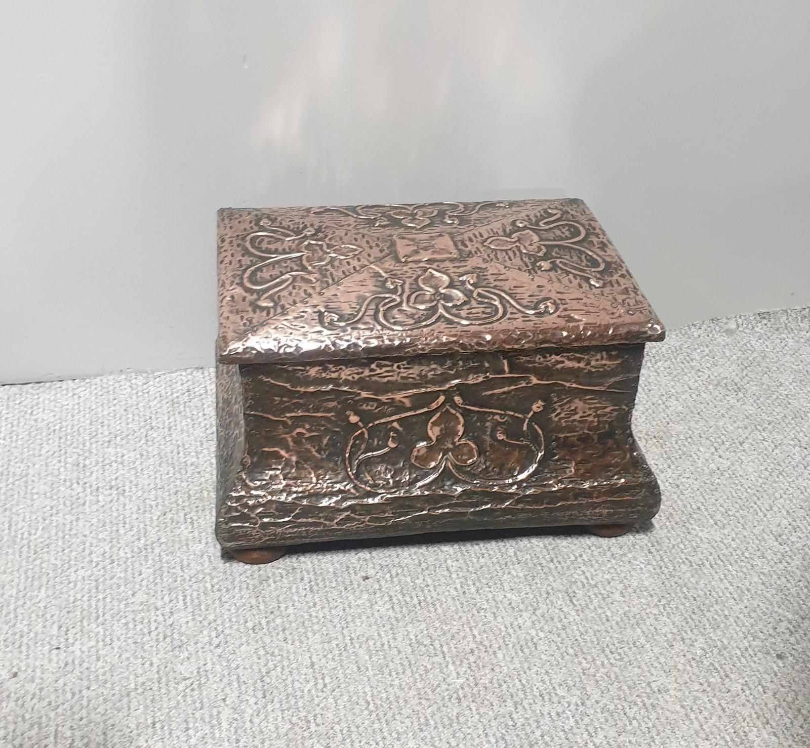 Very Nice Copper Fireside Box