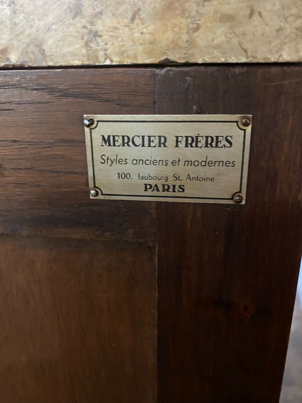 Fine French Mercier Frères Chinoiserie Commode Side Cabinet photo 2695.0