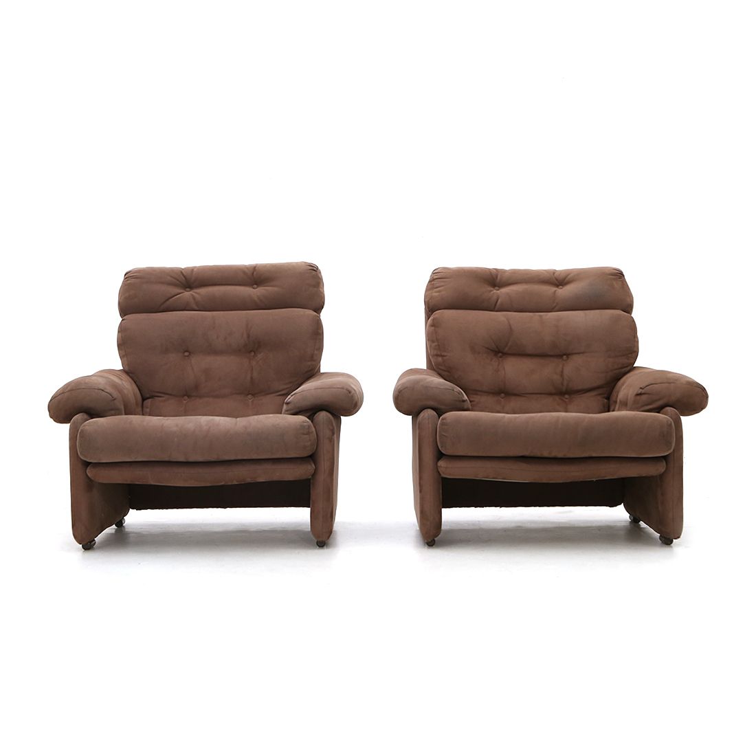 photo vinterior Pair Of "Coronado" Armchairs By Tobia Scarpa For B&B, 1960s