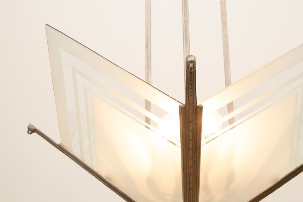 French Modernist Art Deco Pendant Light C.1930 photo buy