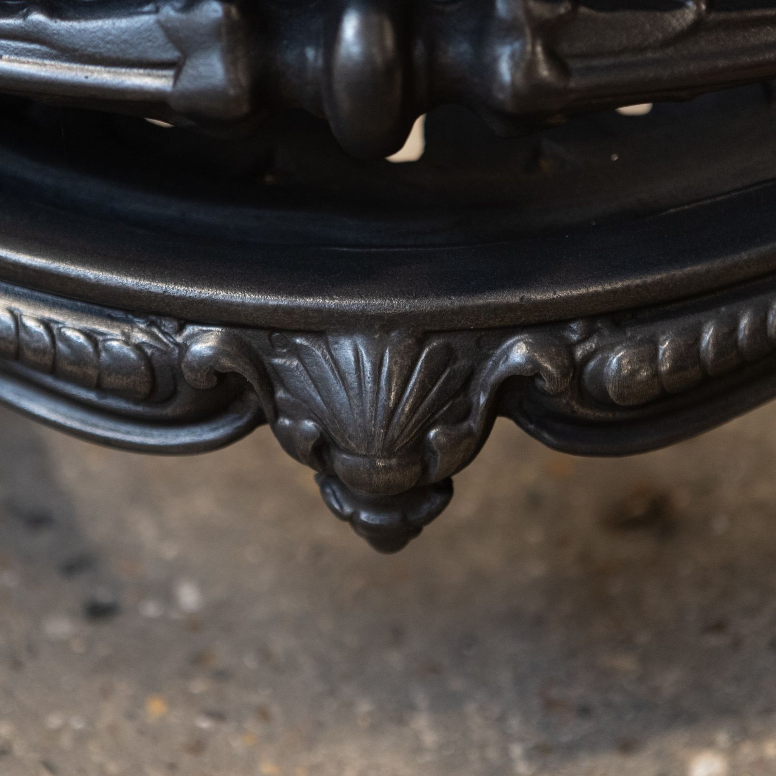 Ornate Reclaimed Victorian Style Cast Iron Insert photo vintage