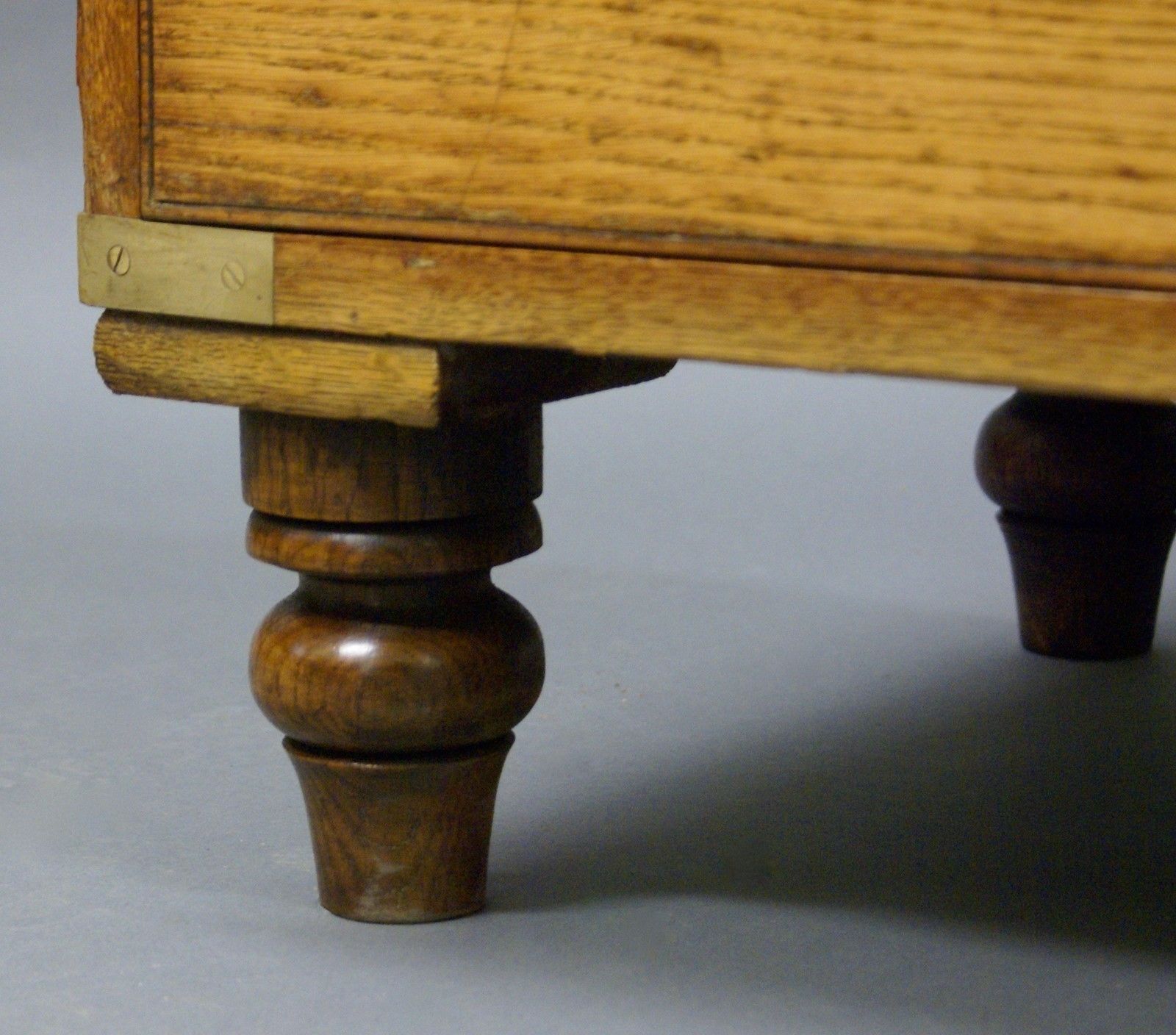 An Oak Military Or Campaign Chest Of Drawers photo vinterior