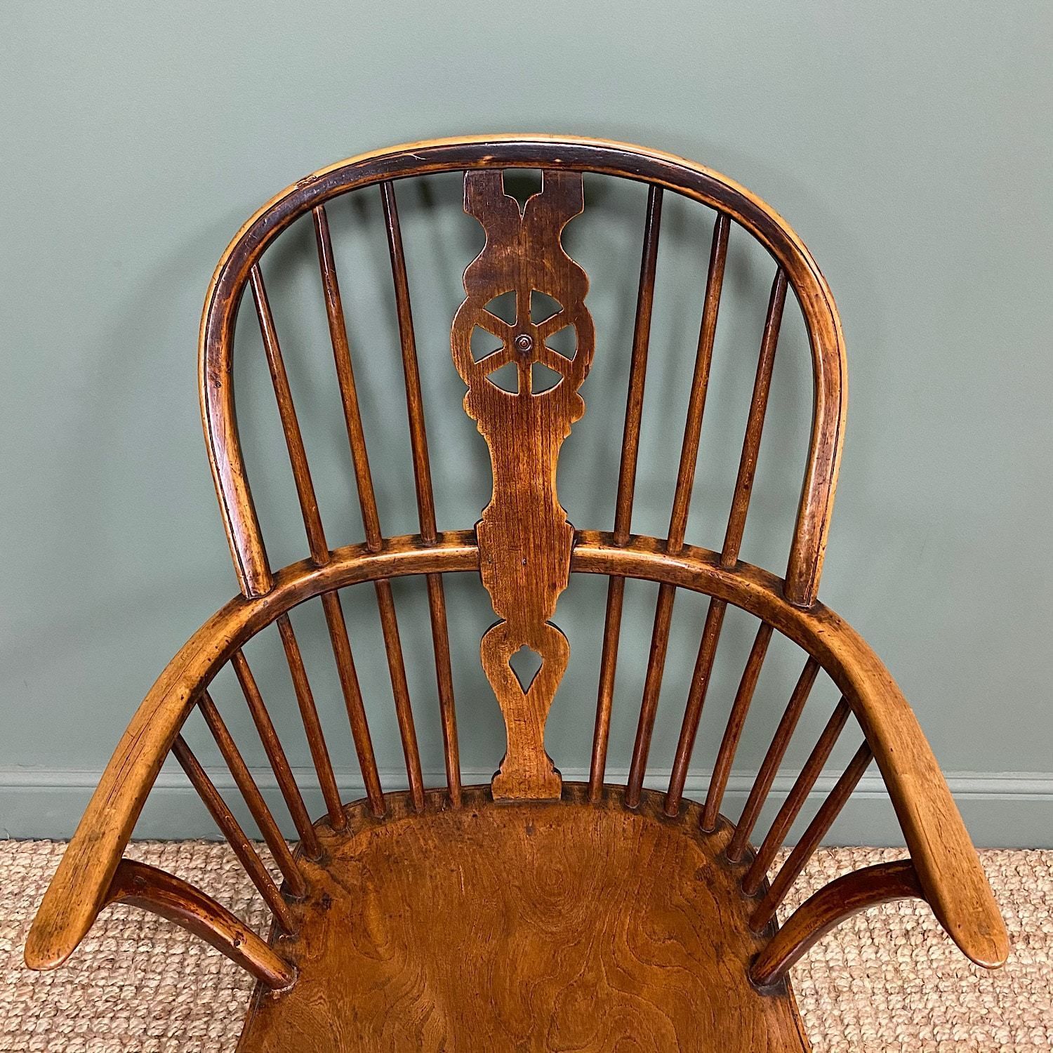 Georgian Wheel Back Antique Windsor Chair photo 695.0