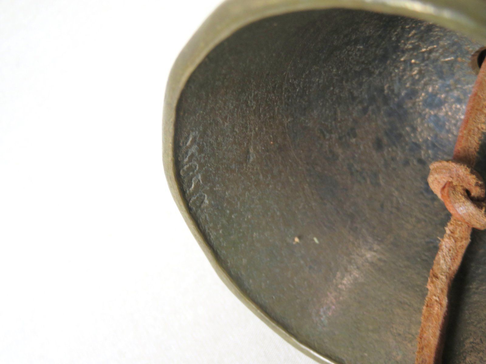 photo vinterior Bronze & Leather Door Bell, 1970s
