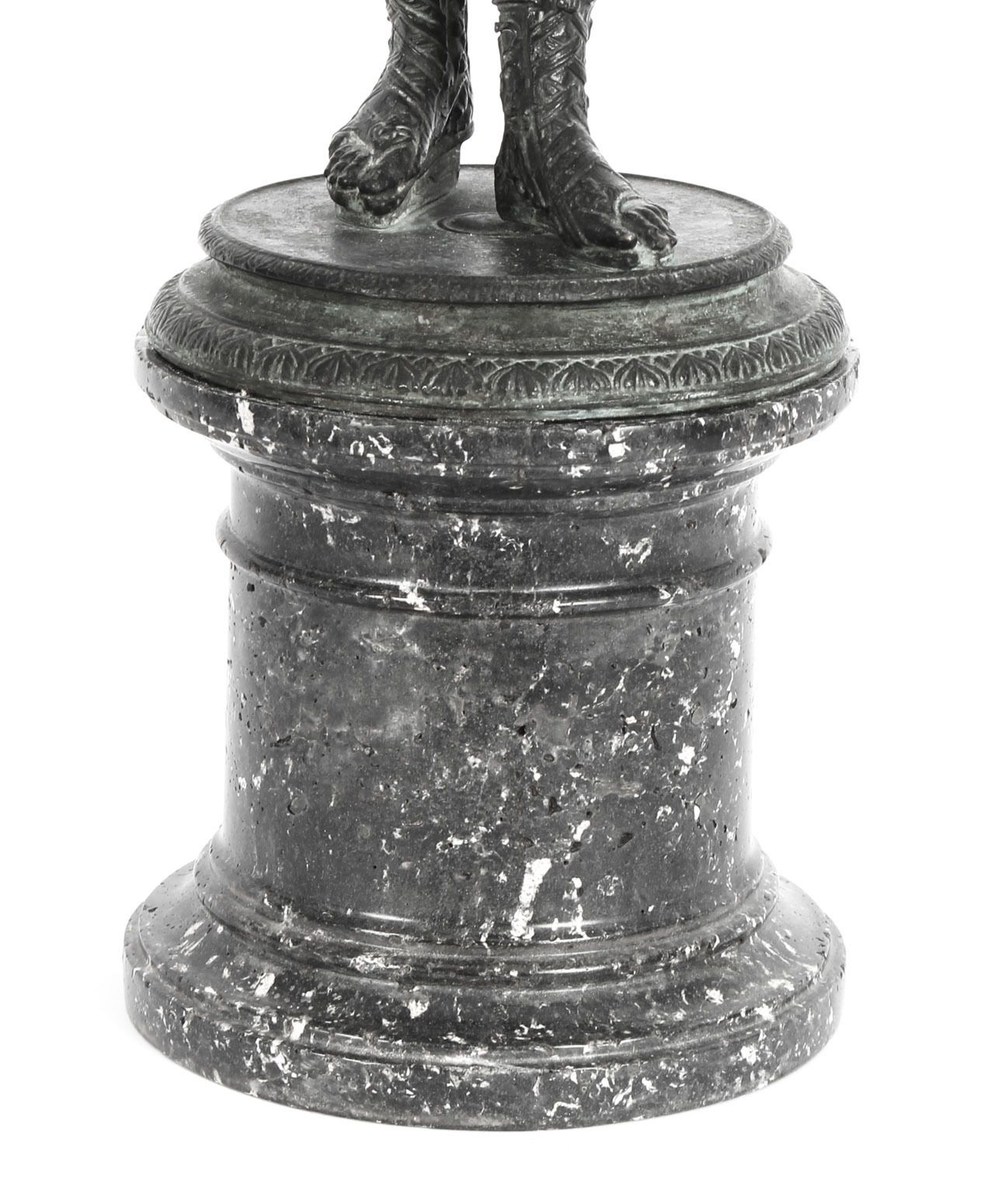 Antique Grand Tour Patinated Bronze Figure Of Of Narcissus 1870 19th C photo buy