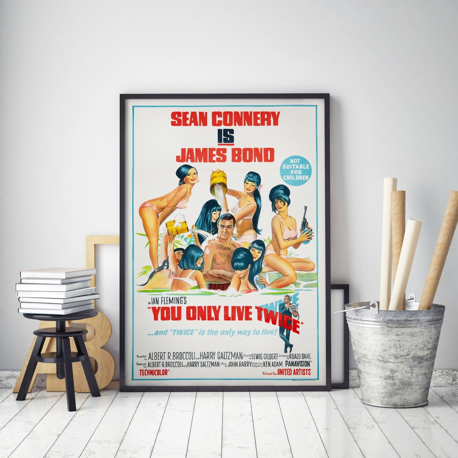 James Bond 'You Only Live Twice' Original Vintage Film Poster, Australian, 1967 photo for sale