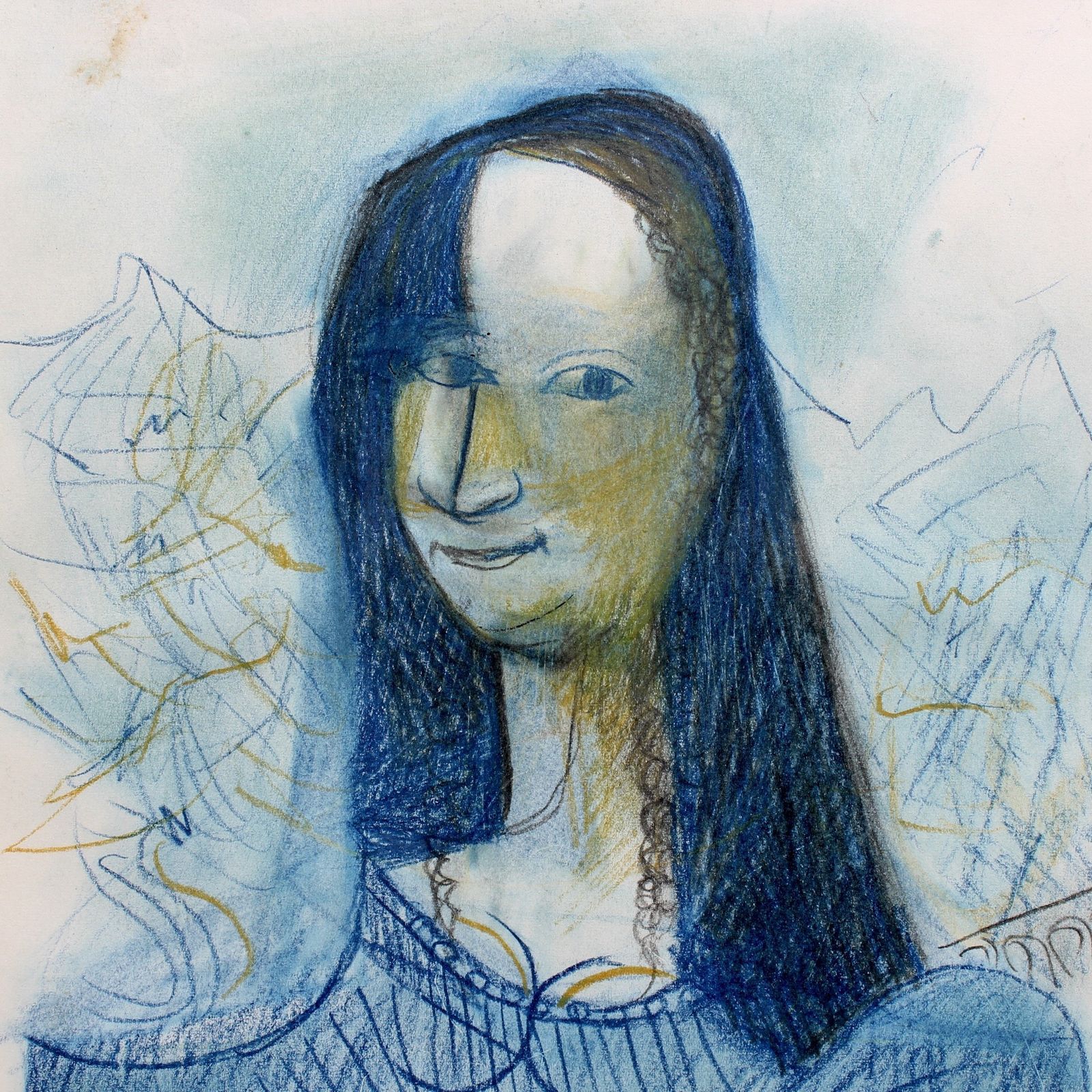 Portrait Of Smiling Woman' By Raymond Debiève (Circa 1970s) photo 1400.0