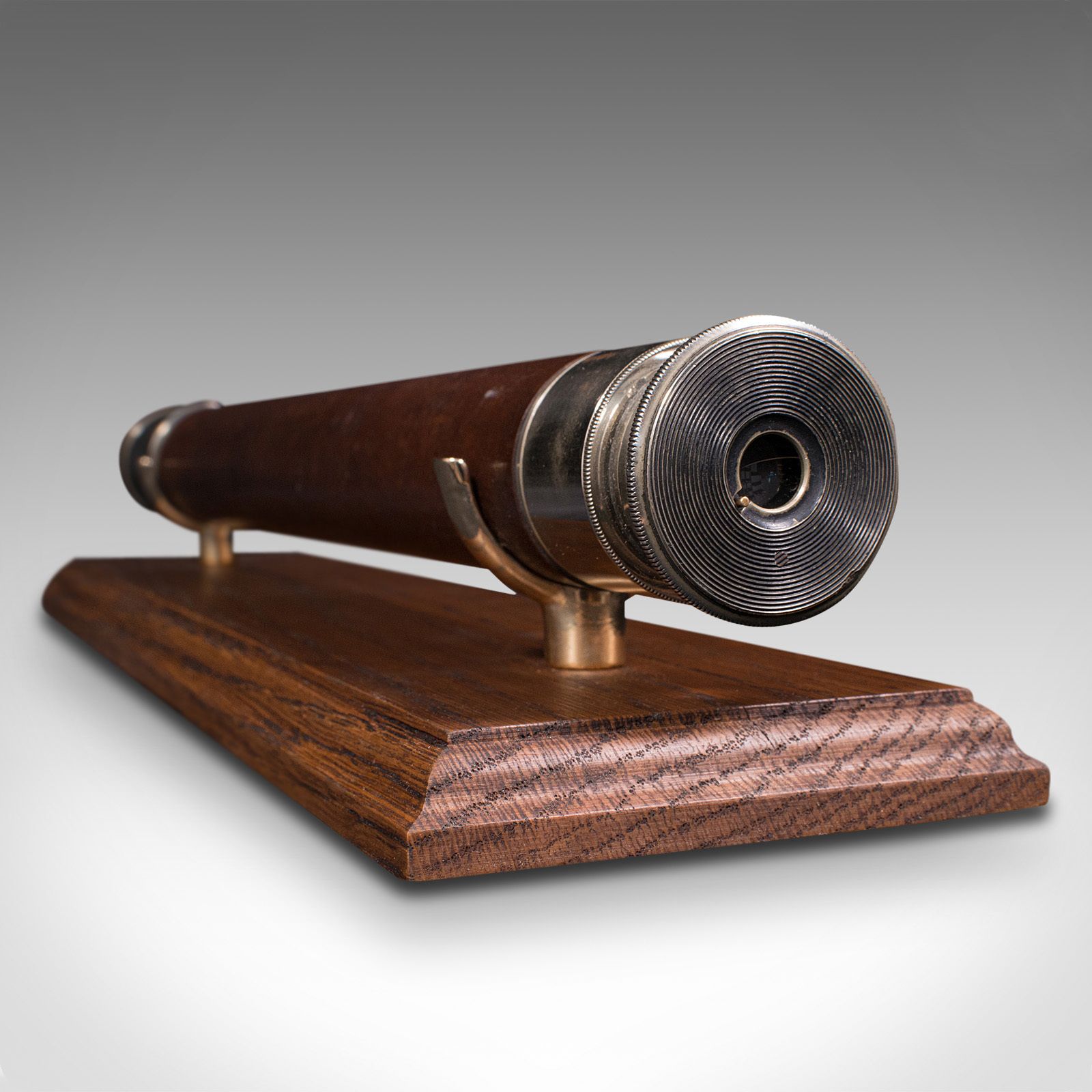 photo furniture Antique Officer Of The Watch Telescope, English, Terrestrial, Astronomical, Ross