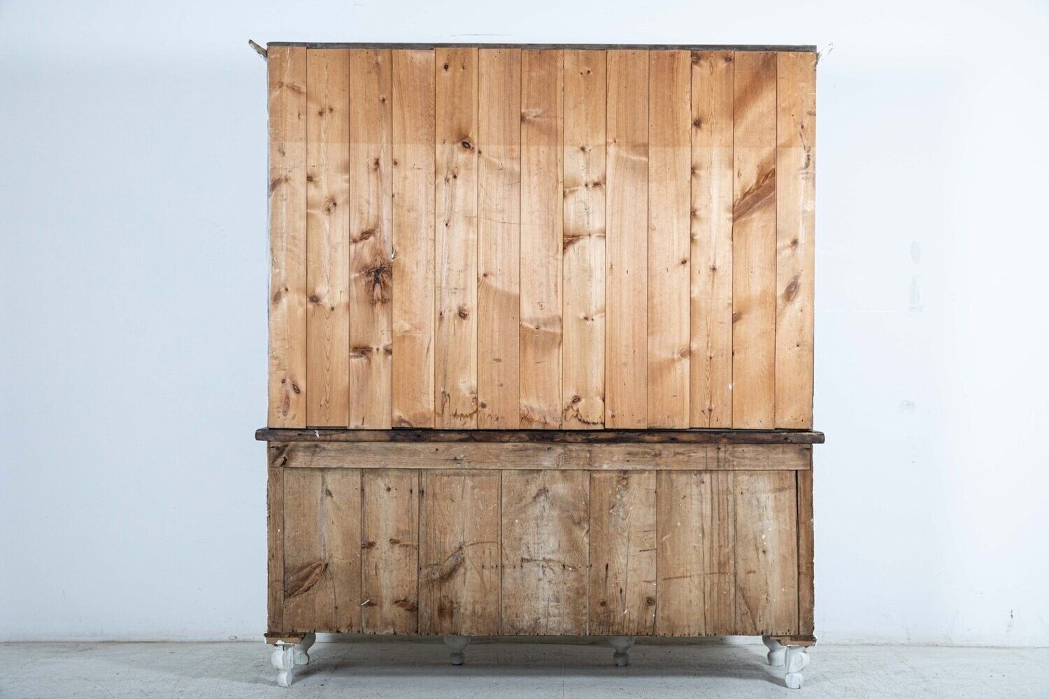 photo furniture 19thc Welsh Ebonised Sycamore Top Dresser